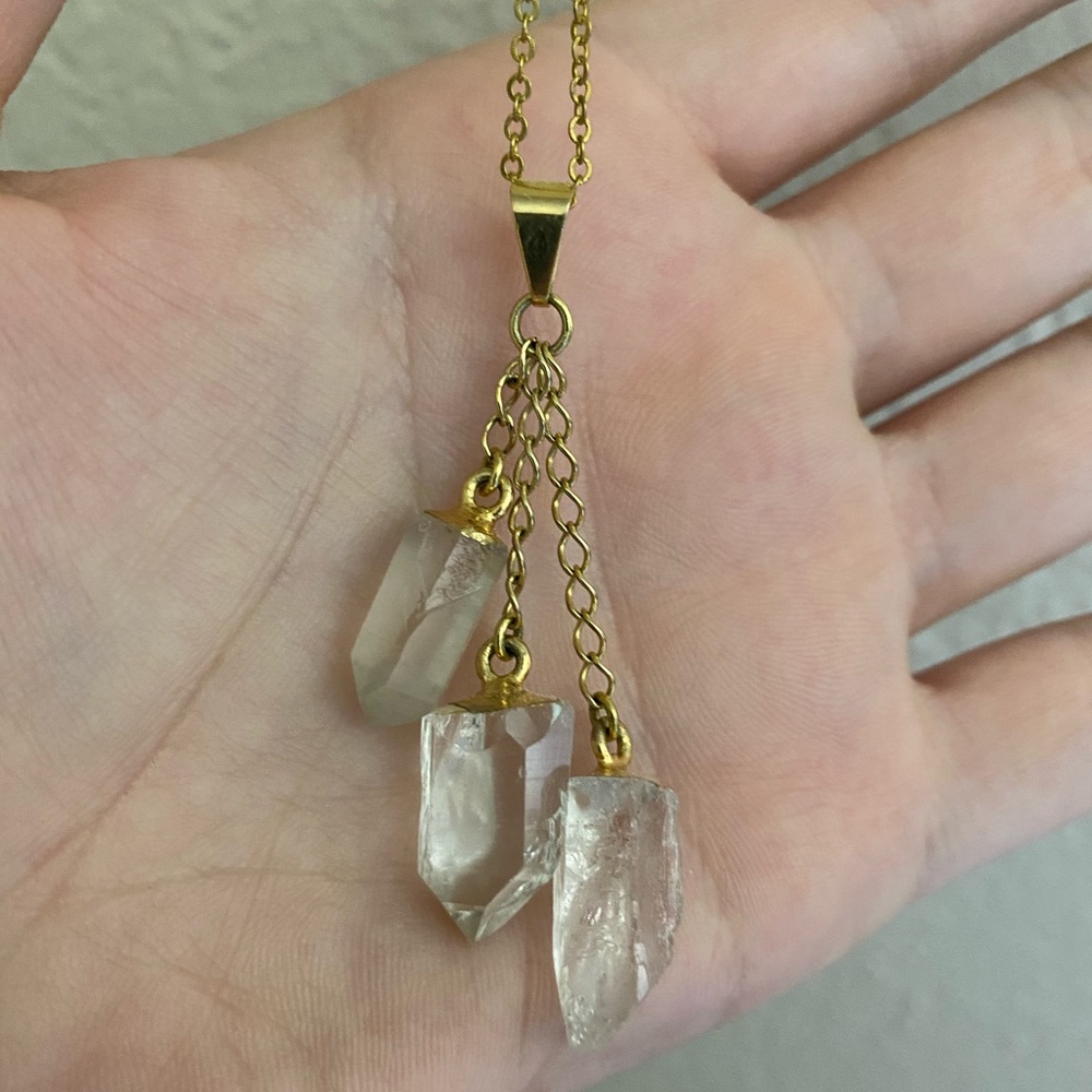 Quartz Long Necklace